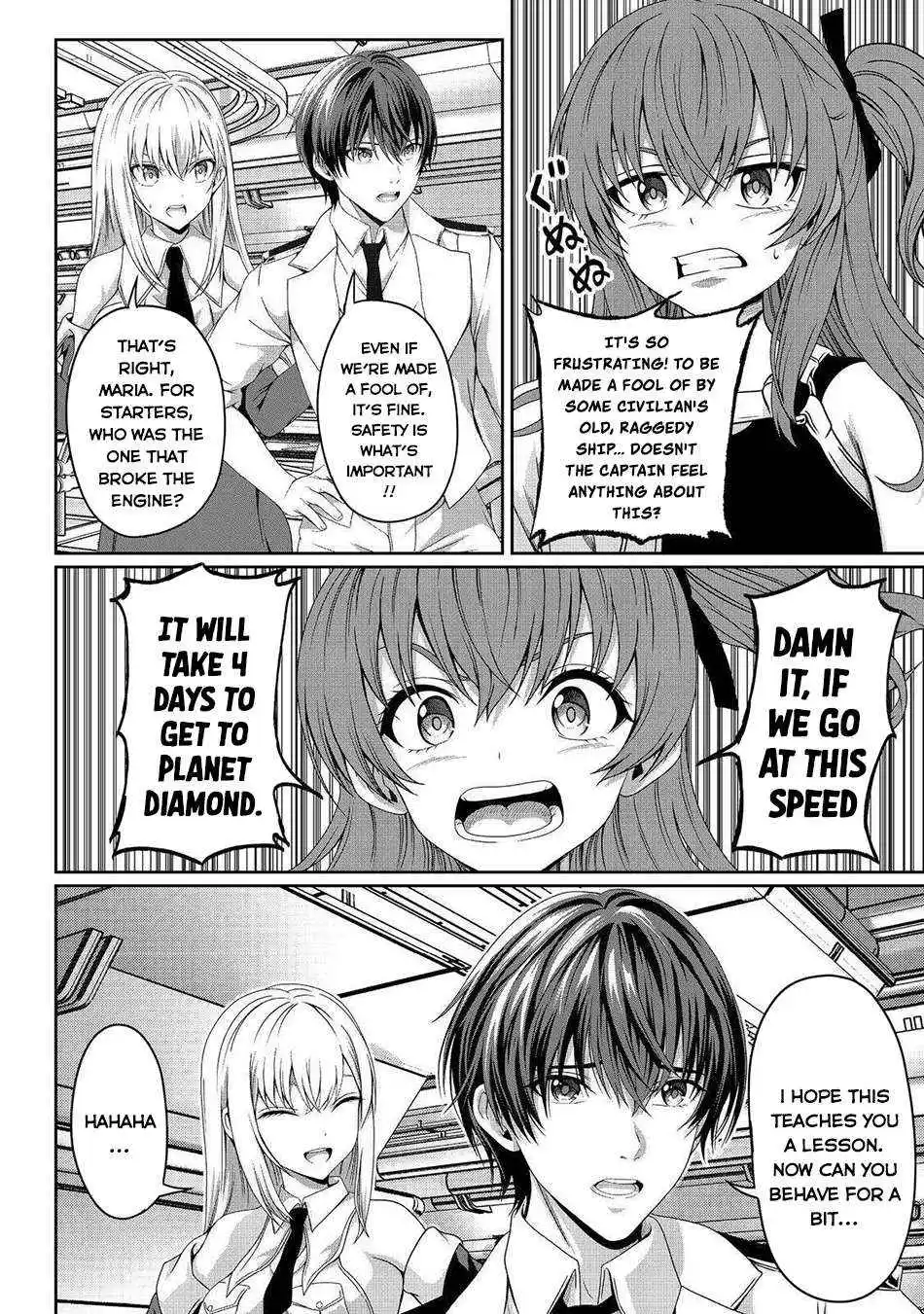 Koko wa Makasete Sakini Ike! wo shitai Shinitagari no Nozomanu Uchuu Gekokujou Chapter 8 page 4