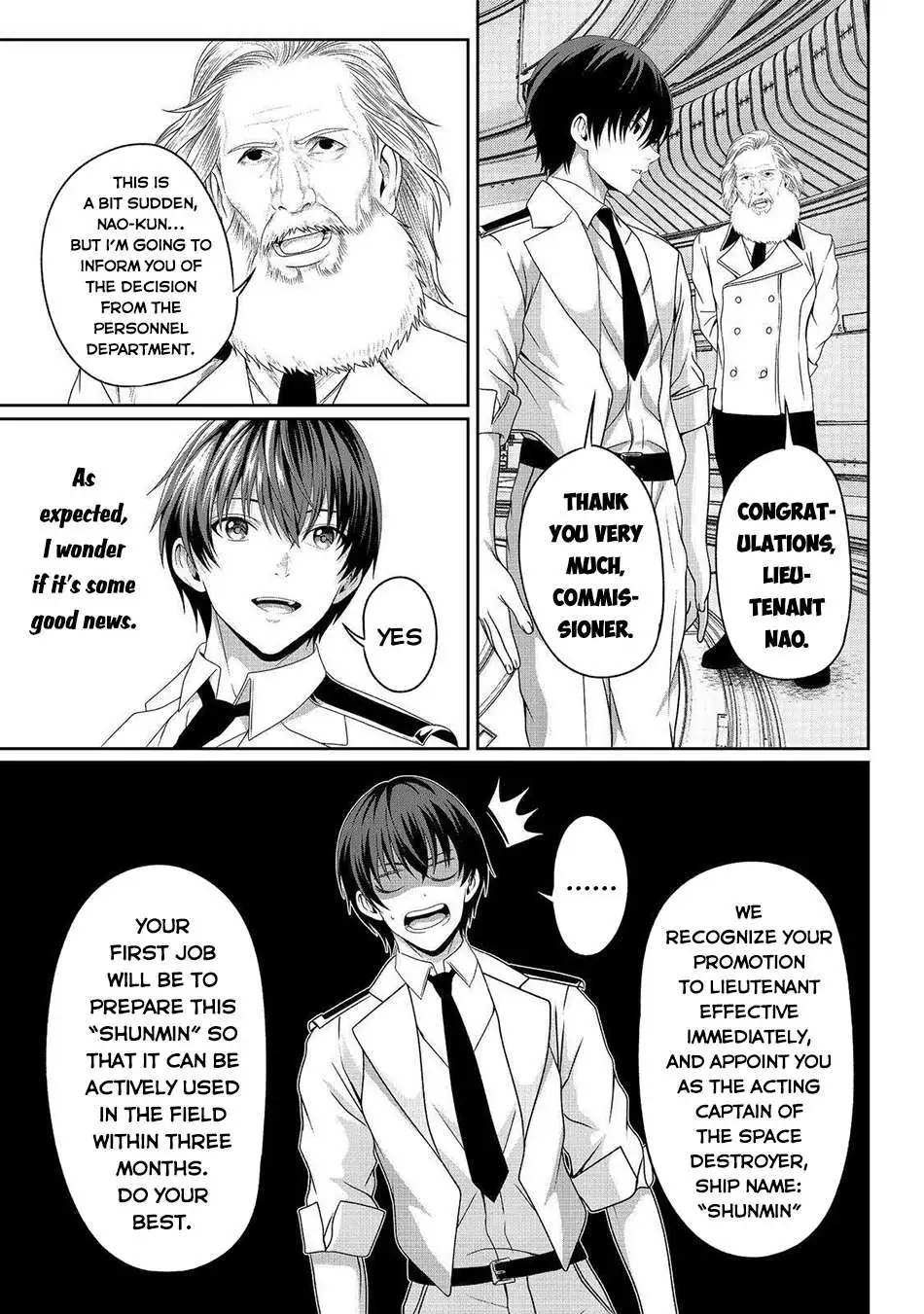 Koko wa Makasete Sakini Ike! wo shitai Shinitagari no Nozomanu Uchuu Gekokujou Chapter 8 page 37