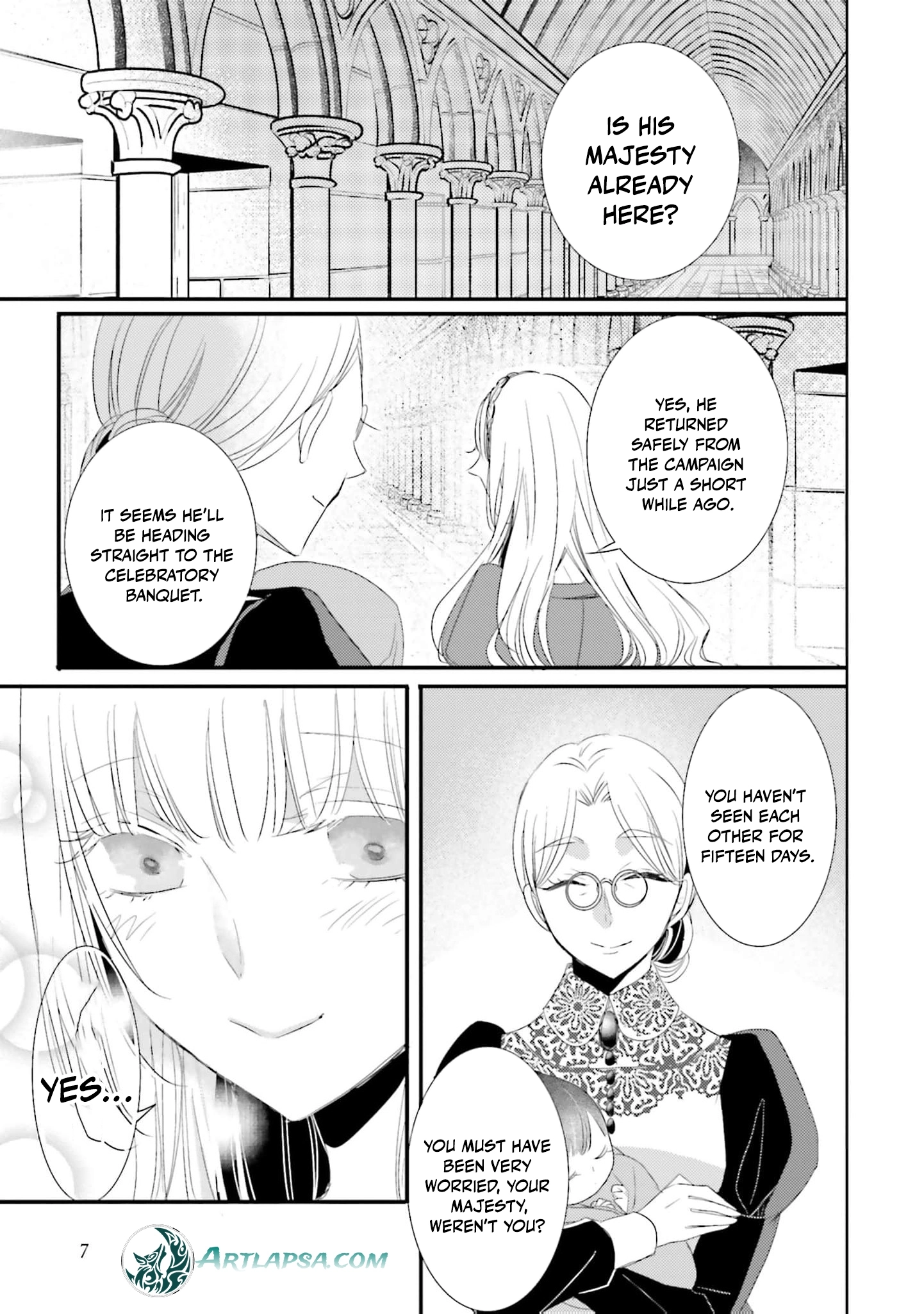 Kokurou Ou to Shirogane no Niehime Chapter 28 page 8