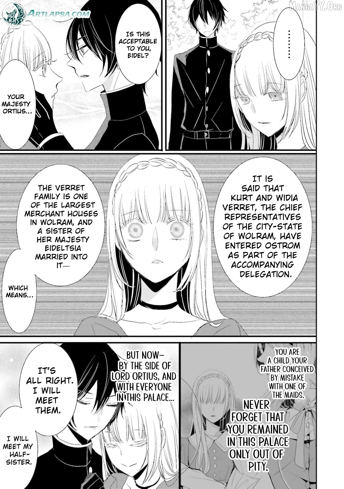Kokurou Ou to Shirogane no Niehime Chapter 30 page 8