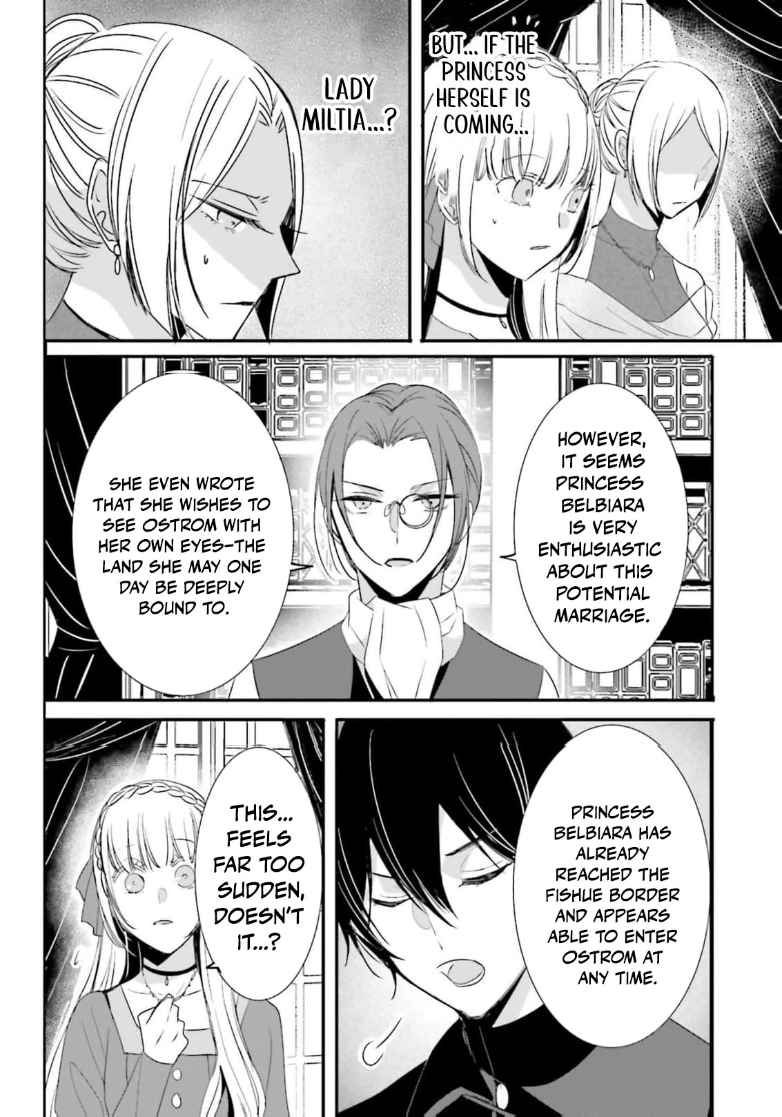 Kokurou Ou to Shirogane no Niehime Chapter 55 page 9