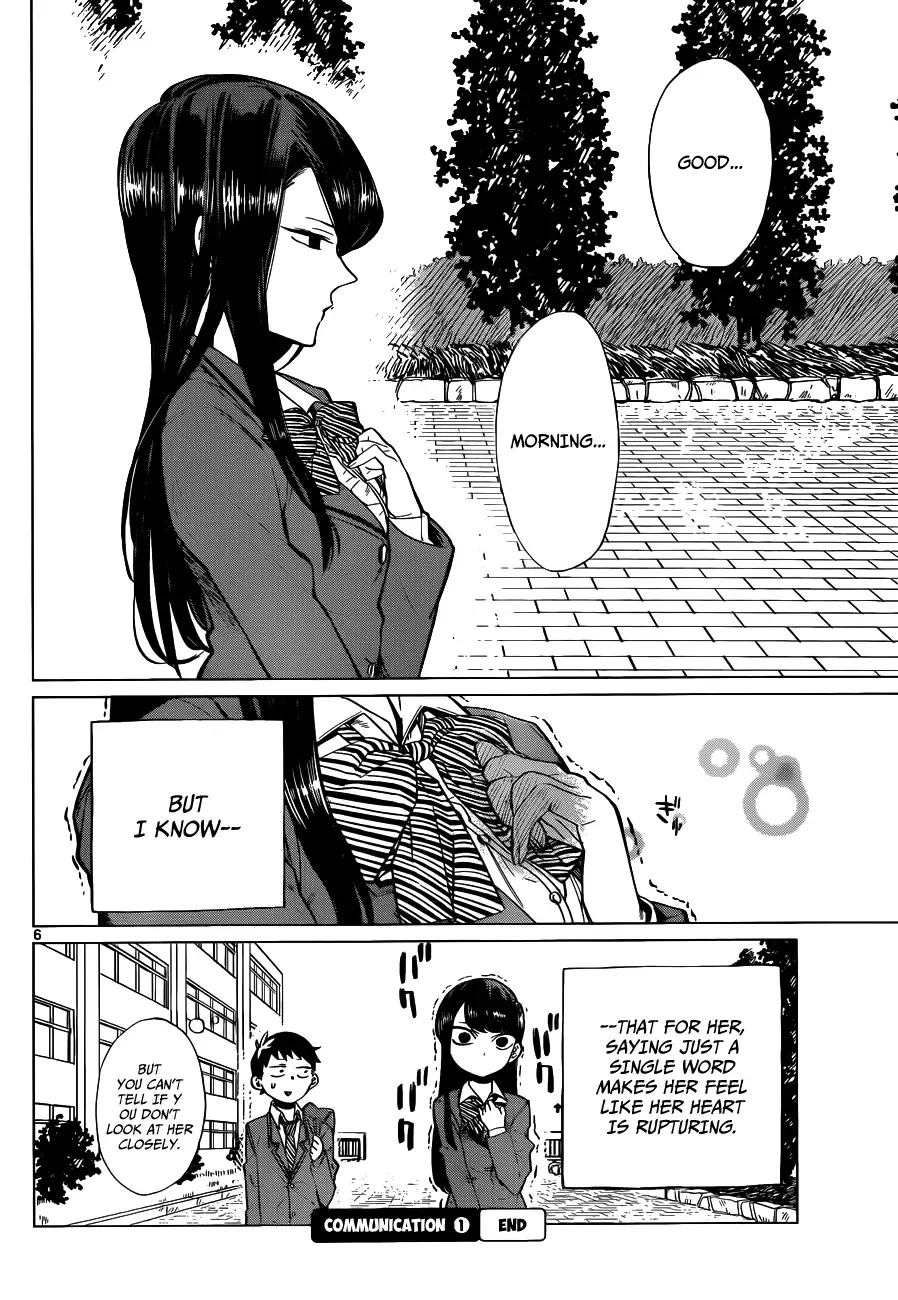 Komi-san wa Komyushou desu Chapter 0 page 8