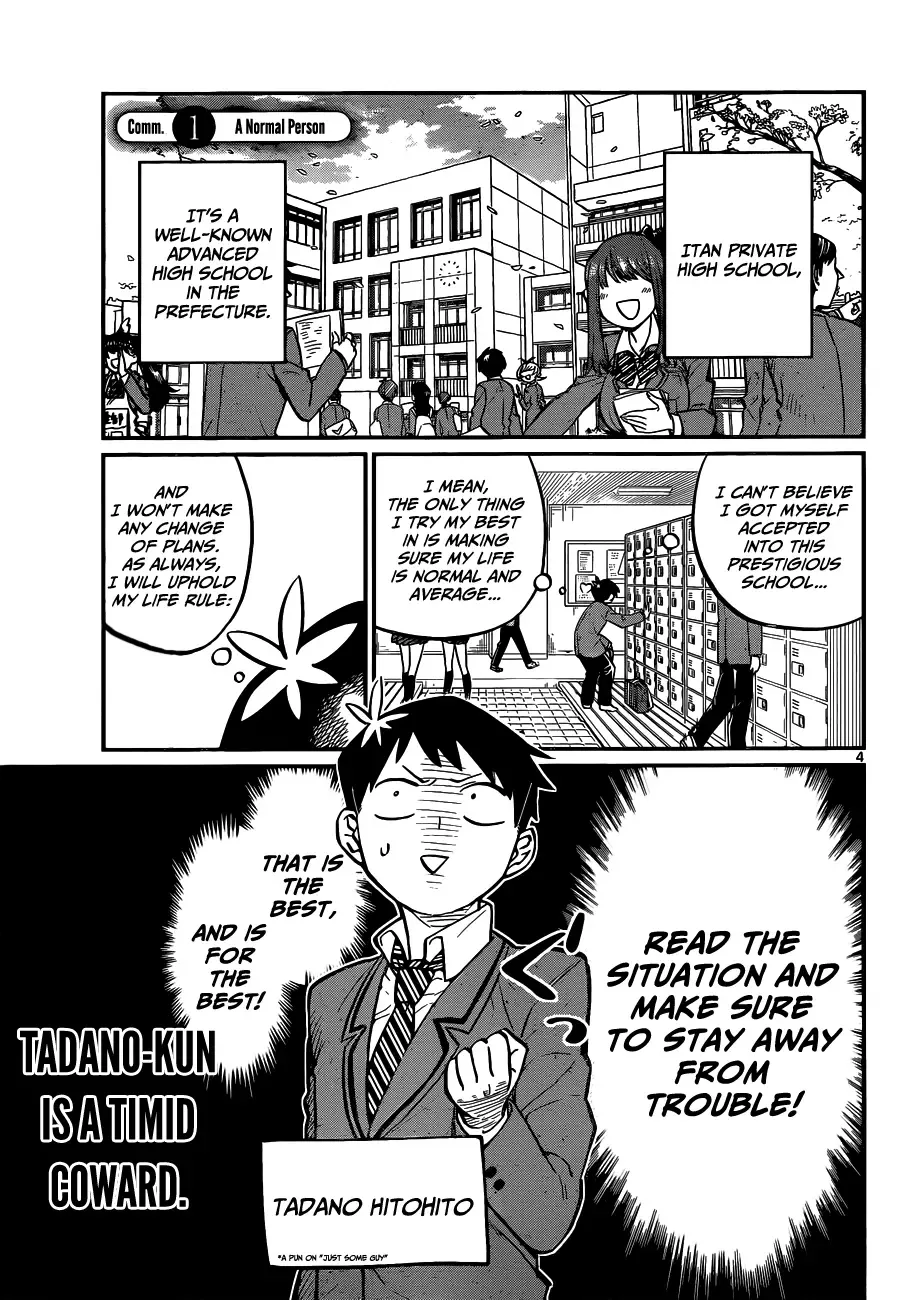 Komi-san wa Komyushou desu Chapter 1 page 5