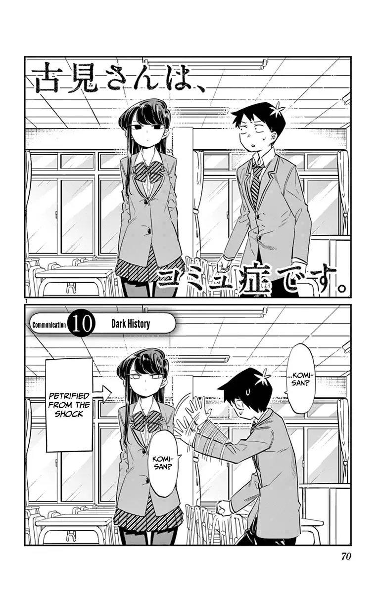 Komi-san wa Komyushou desu Chapter 10 page 1