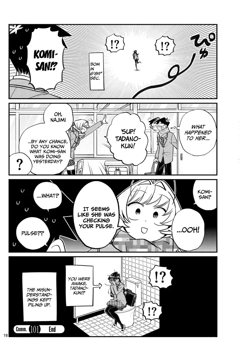 Komi-san wa Komyushou desu Chapter 101 page 9