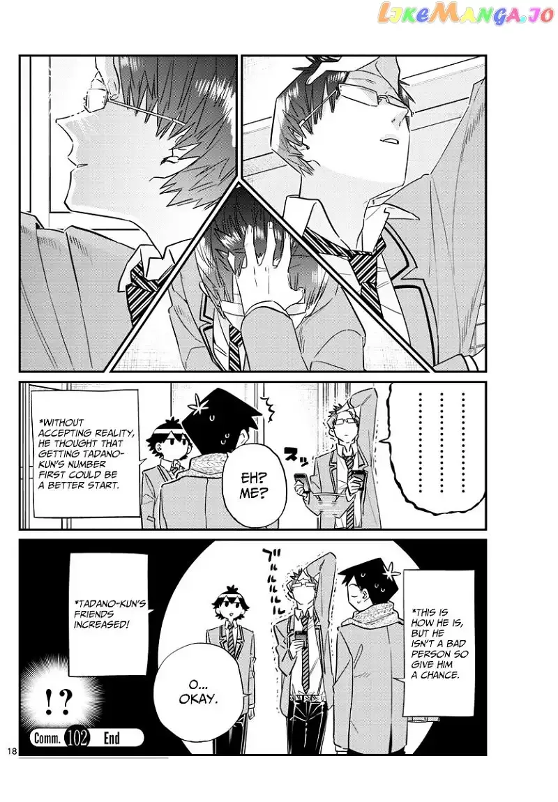 Komi-san wa Komyushou desu Chapter 102 page 18