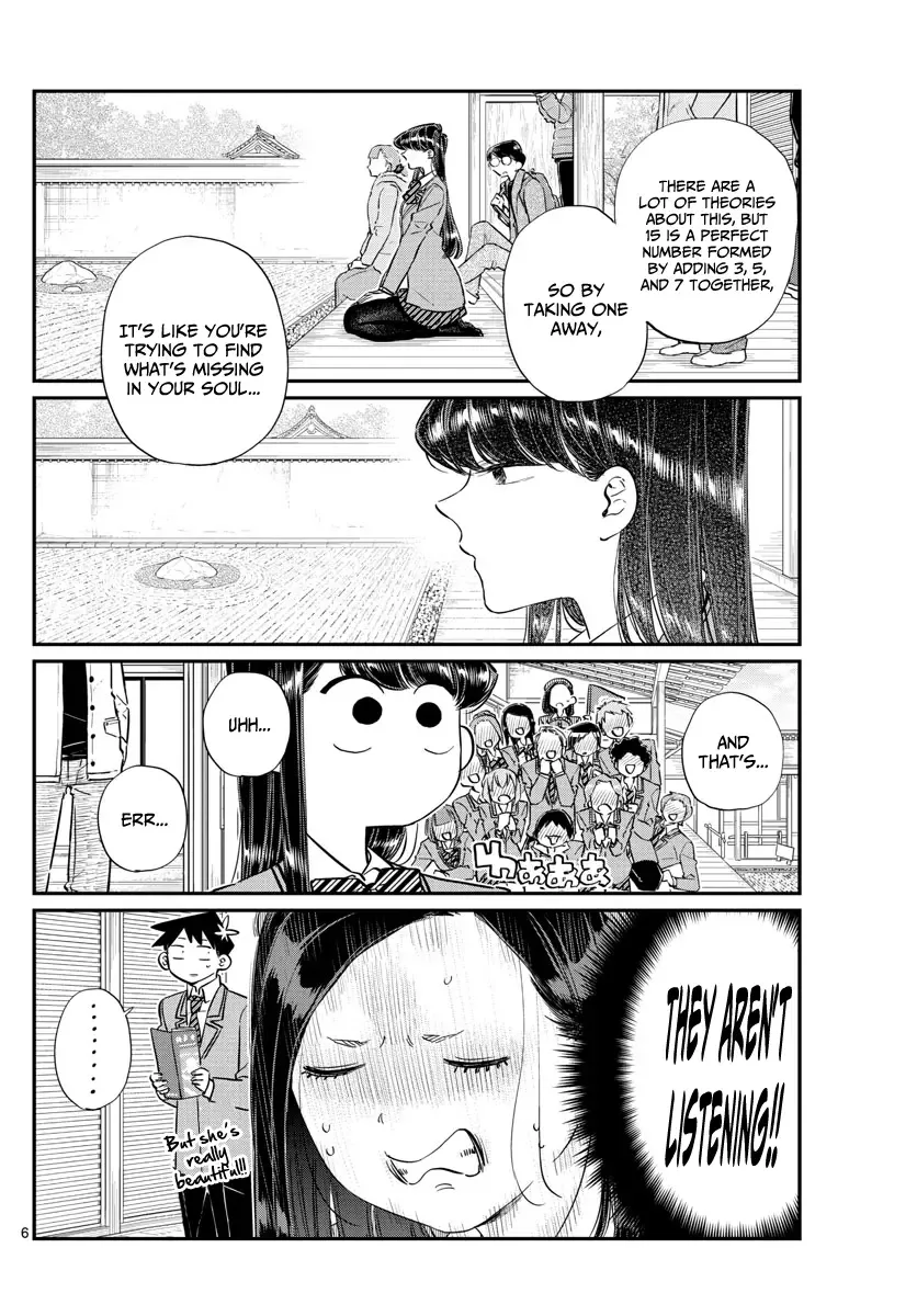 Komi-san wa Komyushou desu Chapter 105 page 6