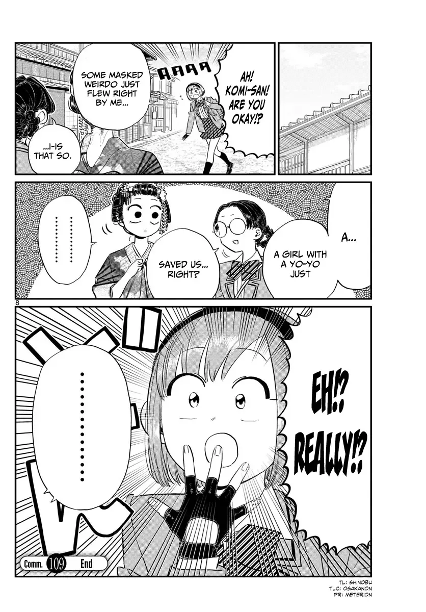Komi-san wa Komyushou desu Chapter 109 page 8