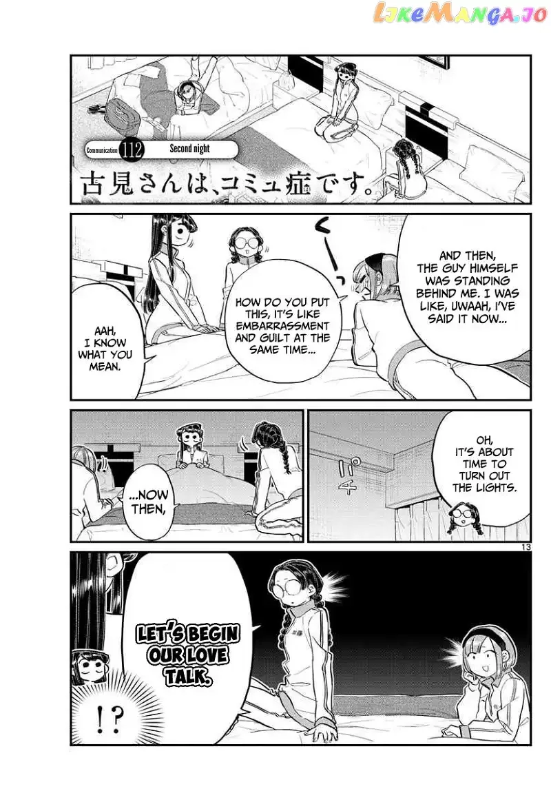 Komi-san wa Komyushou desu Chapter 112 page 1