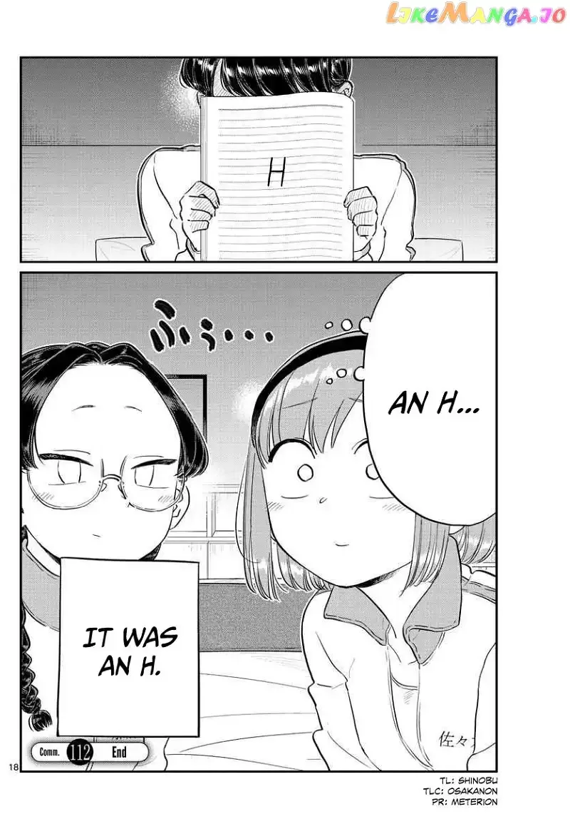 Komi-san wa Komyushou desu Chapter 112 page 6