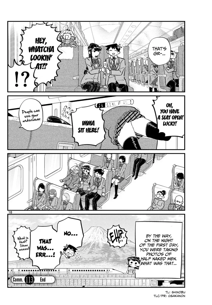 Komi-san wa Komyushou desu Chapter 113 page 18