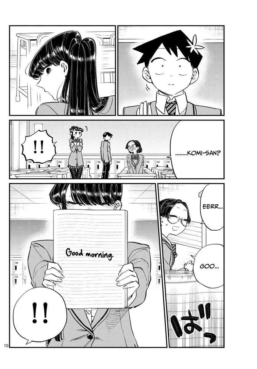 Komi-san wa Komyushou desu Chapter 114 page 10