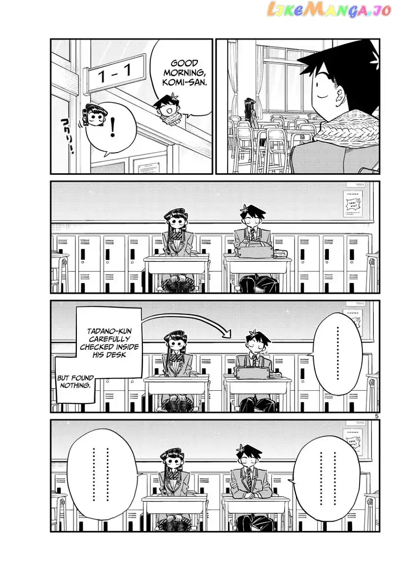Komi-san wa Komyushou desu Chapter 117 page 5