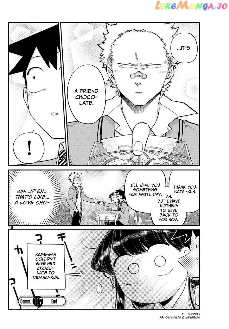 Komi-san wa Komyushou desu Chapter 117 page 18