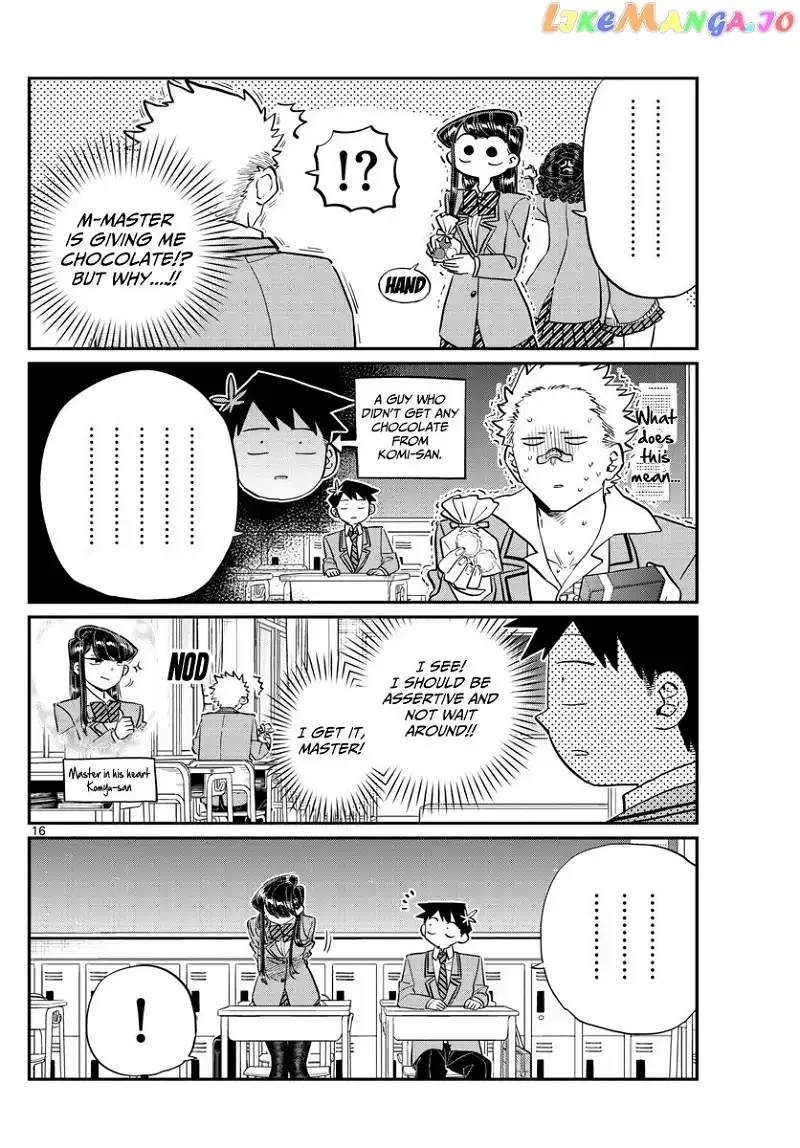 Komi-san wa Komyushou desu Chapter 117 page 16