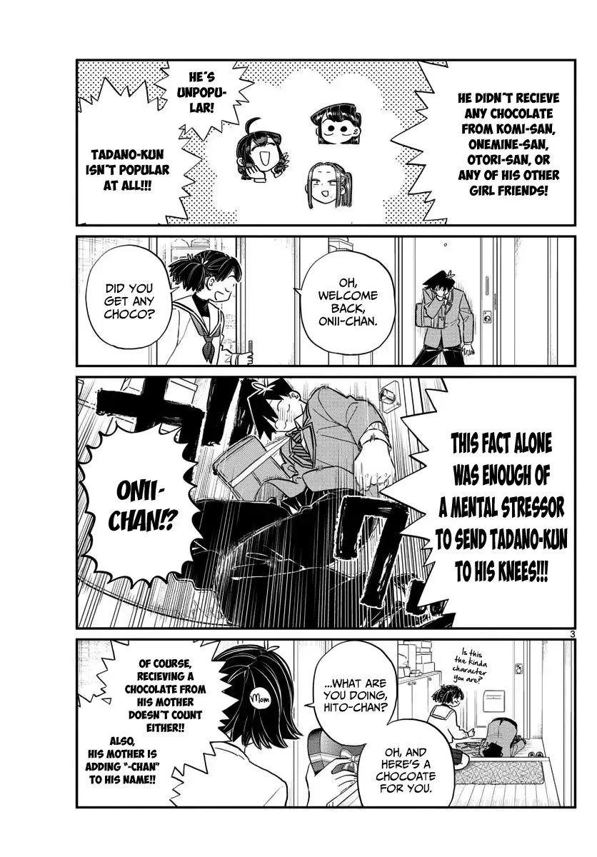 Komi-san wa Komyushou desu Chapter 118 page 3