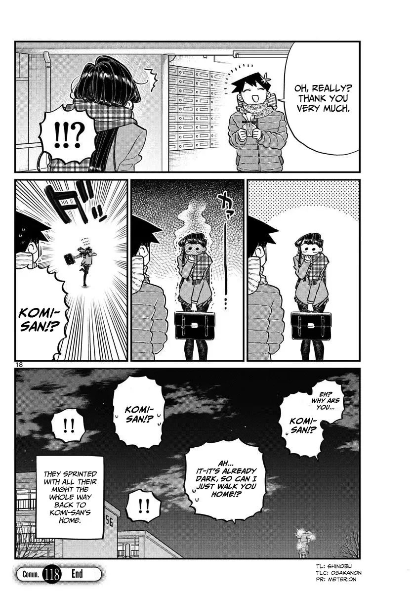 Komi-san wa Komyushou desu Chapter 118 page 18
