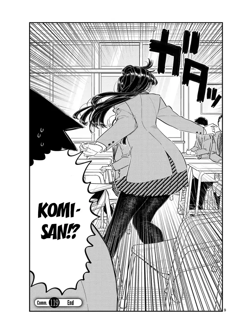 Komi-san wa Komyushou desu Chapter 119 page 9