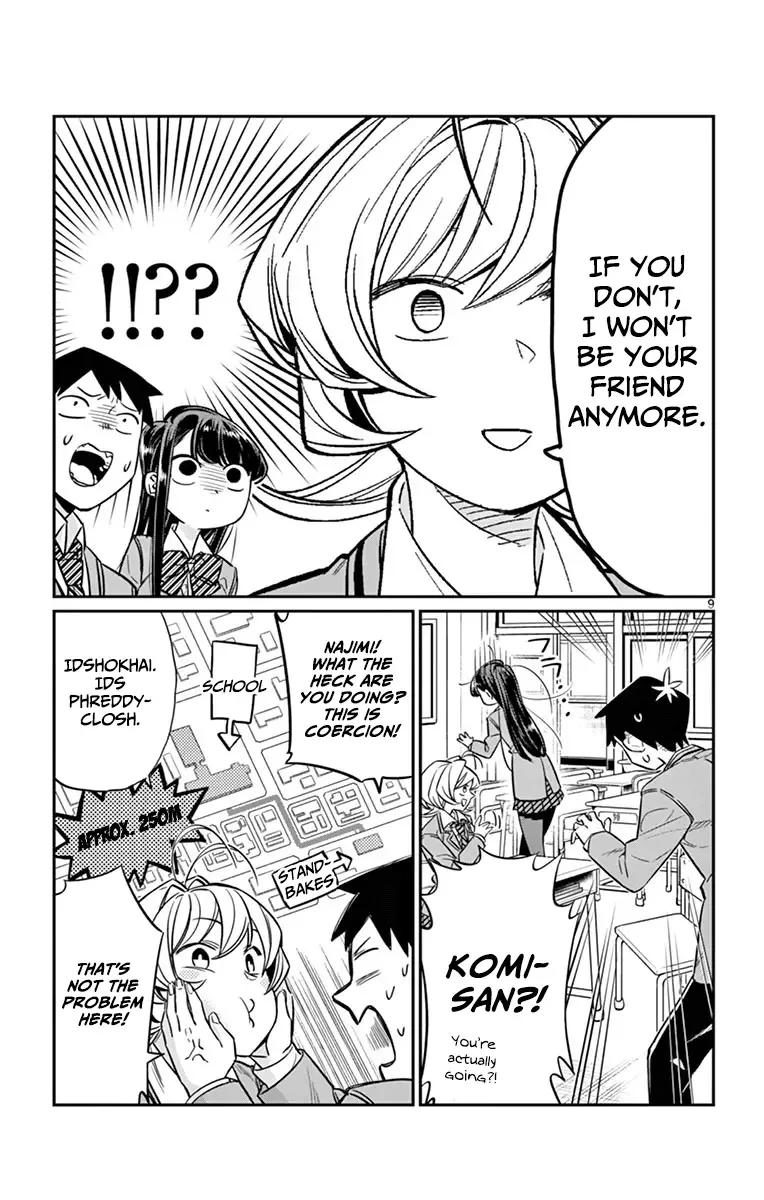 Komi-san wa Komyushou desu Chapter 12 page 9