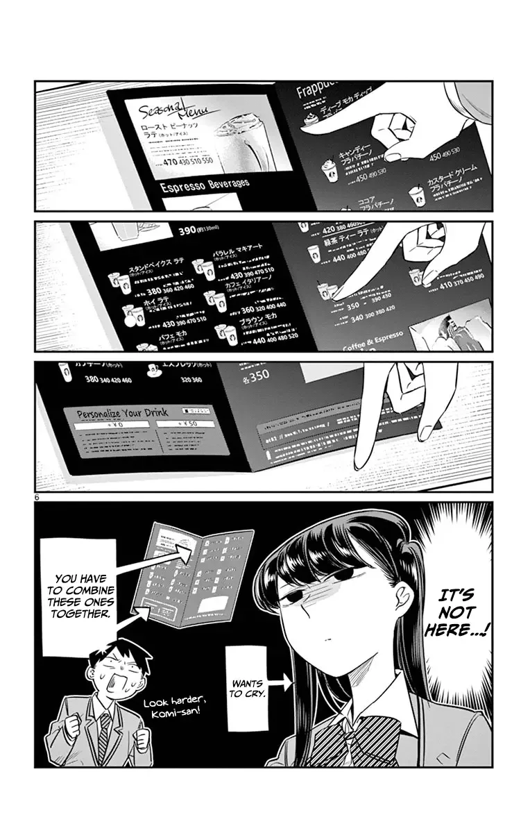 Komi-san wa Komyushou desu Chapter 13 page 6