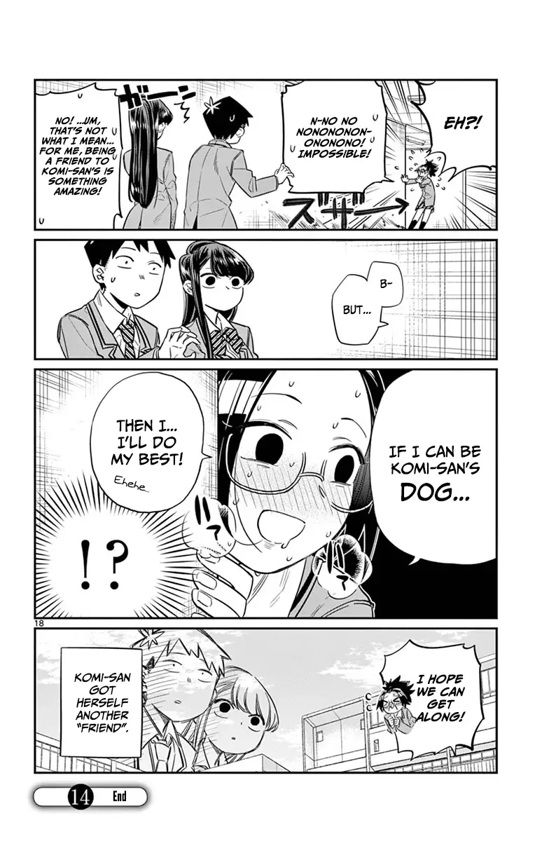 Komi-san wa Komyushou desu Chapter 14 page 18