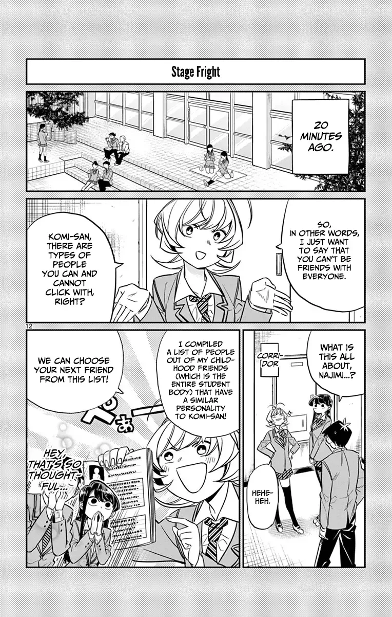 Komi-san wa Komyushou desu Chapter 14 page 12