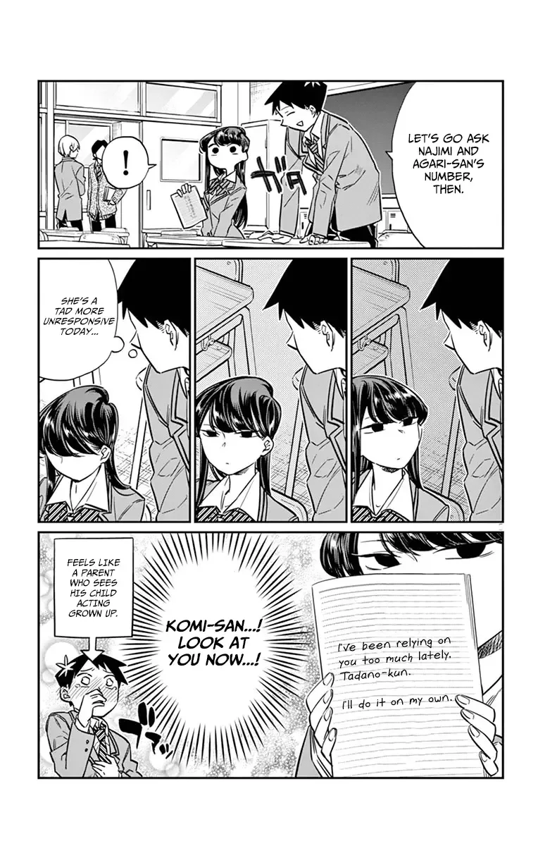 Komi-san wa Komyushou desu Chapter 16 page 5