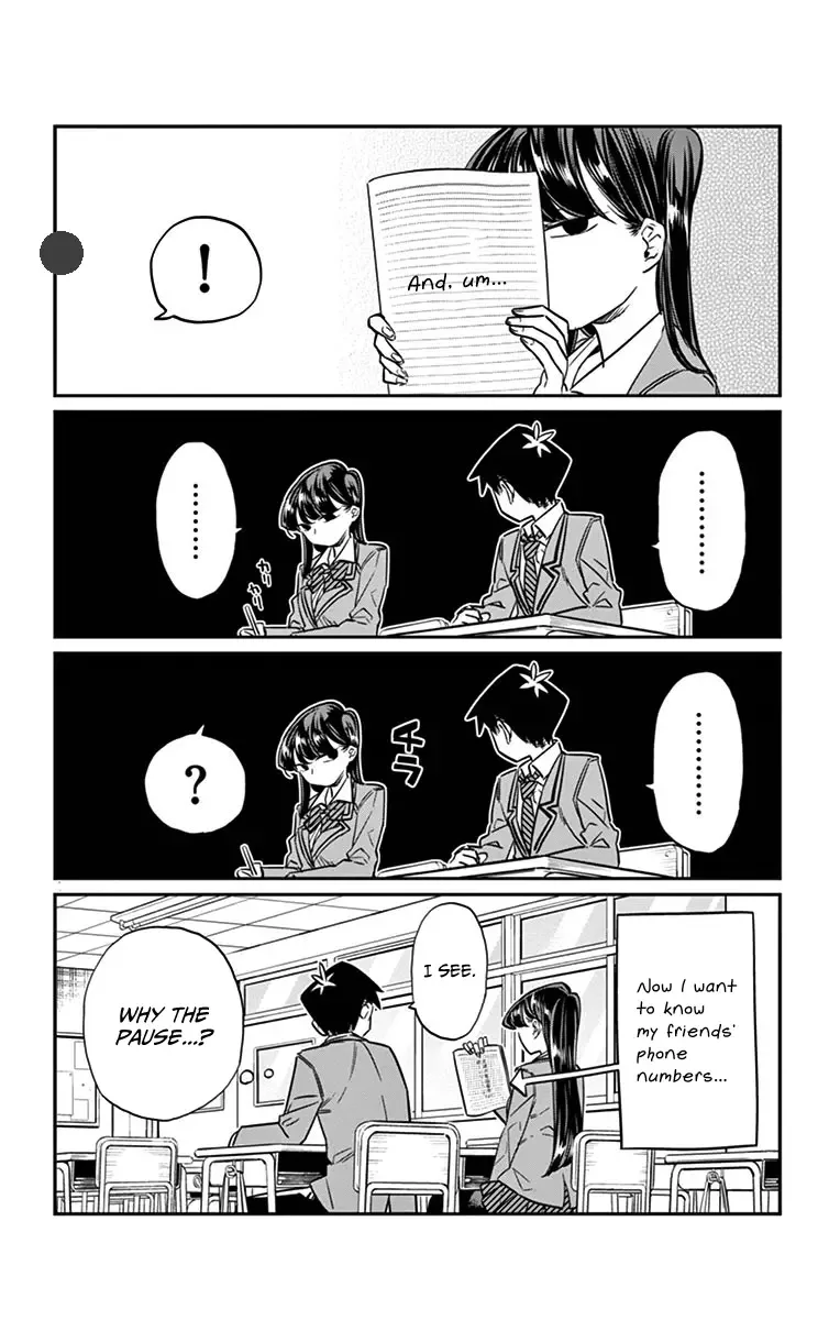 Komi-san wa Komyushou desu Chapter 16 page 4