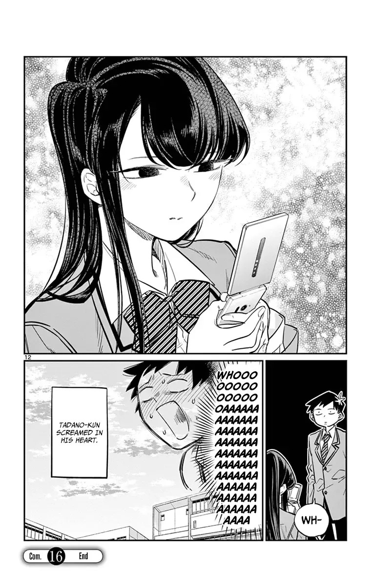 Komi-san wa Komyushou desu Chapter 16 page 12