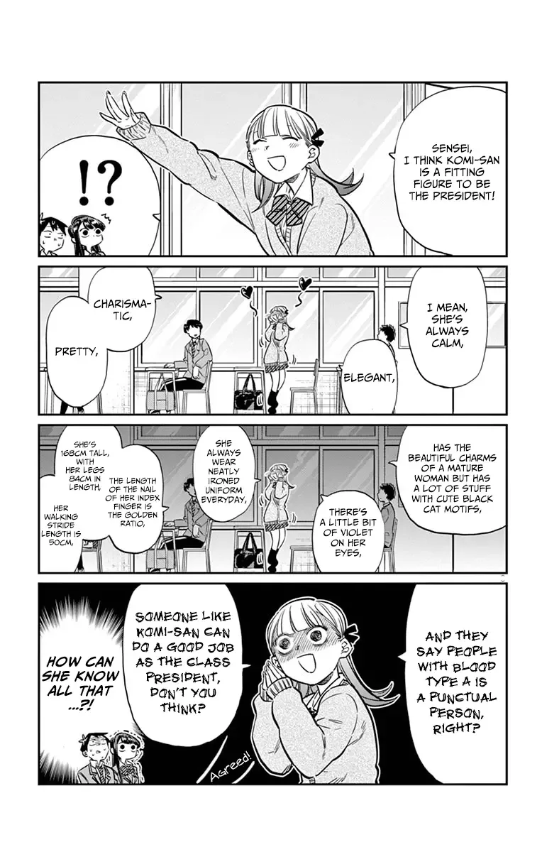 Komi-san wa Komyushou desu Chapter 17 page 3