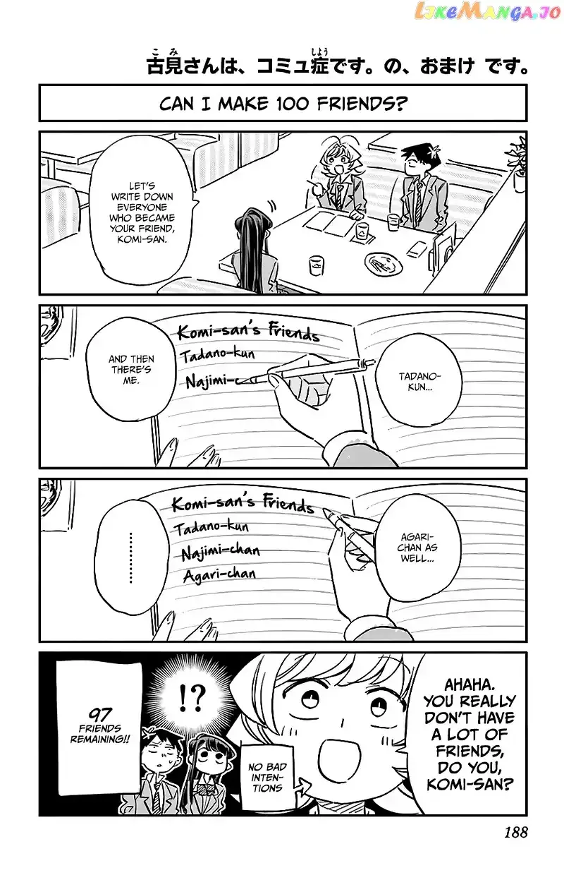 Komi-san wa Komyushou desu Chapter 19.5 page 1