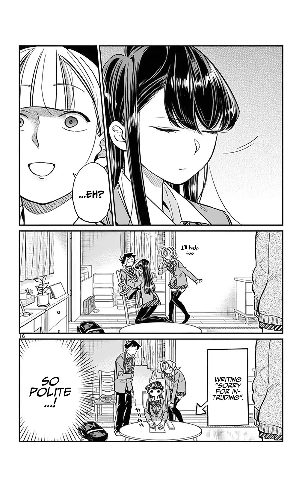 Komi-san wa Komyushou desu Chapter 25 page 16