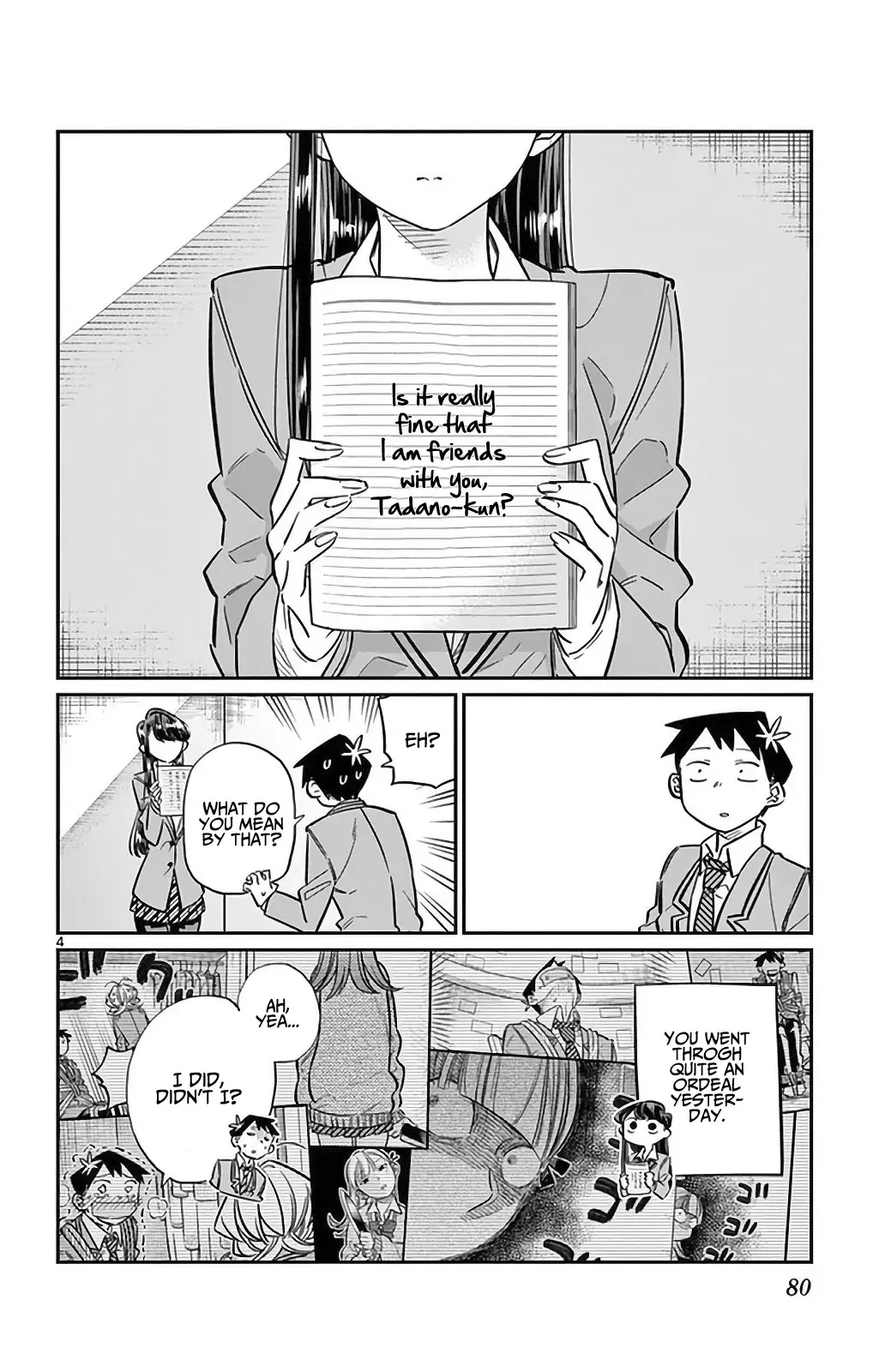 Komi-san wa Komyushou desu Chapter 26 page 4