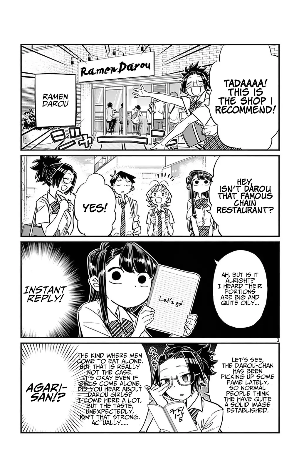 Komi-san wa Komyushou desu Chapter 28 page 3
