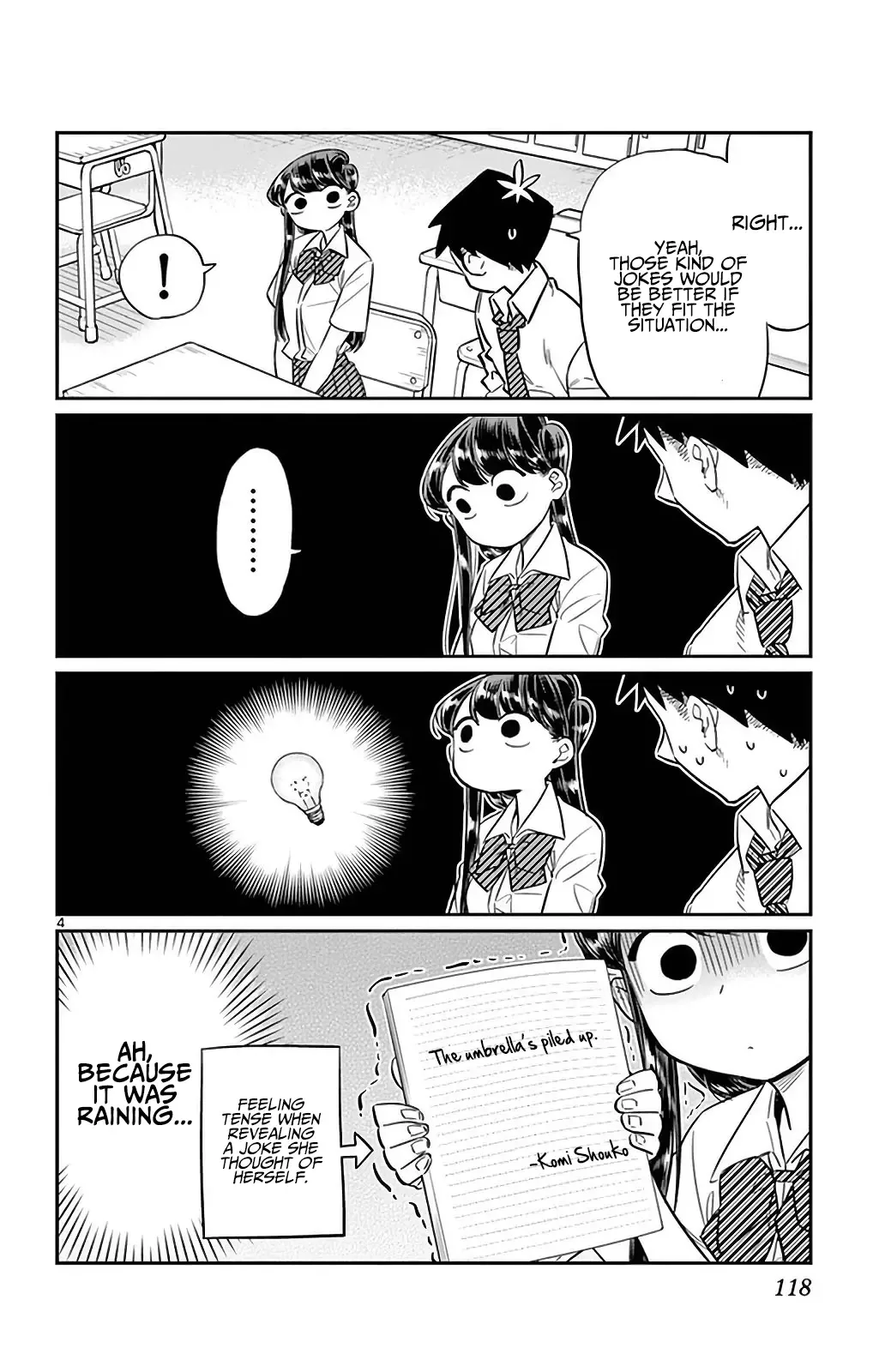 Komi-san wa Komyushou desu Chapter 29 page 4
