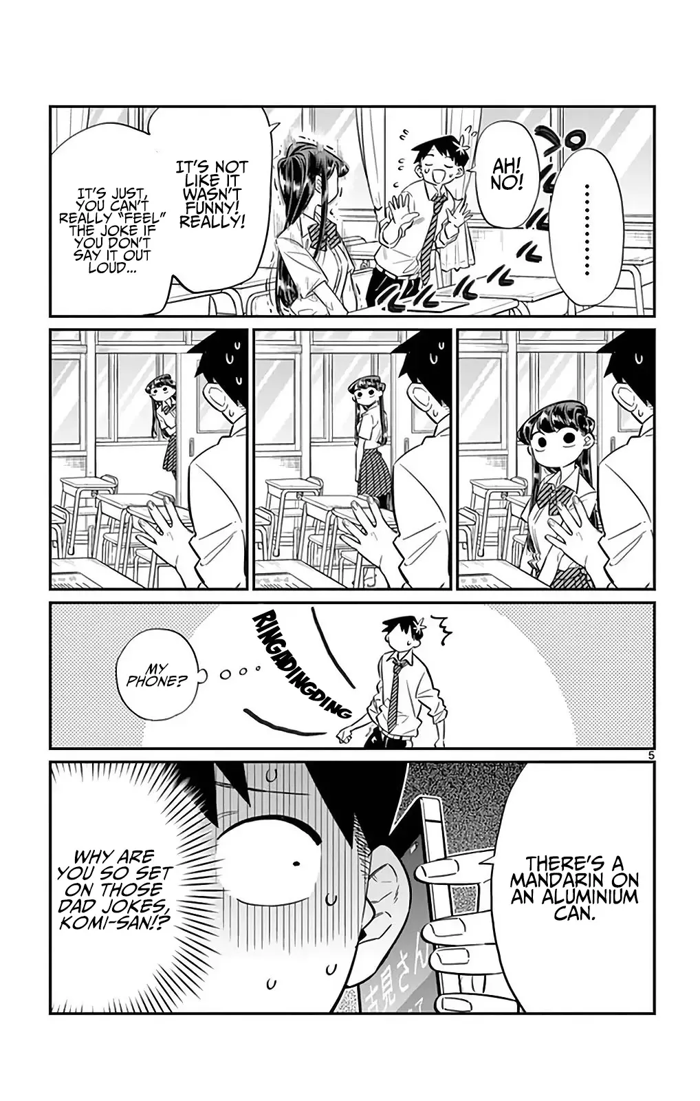 Komi-san wa Komyushou desu Chapter 29 page 5