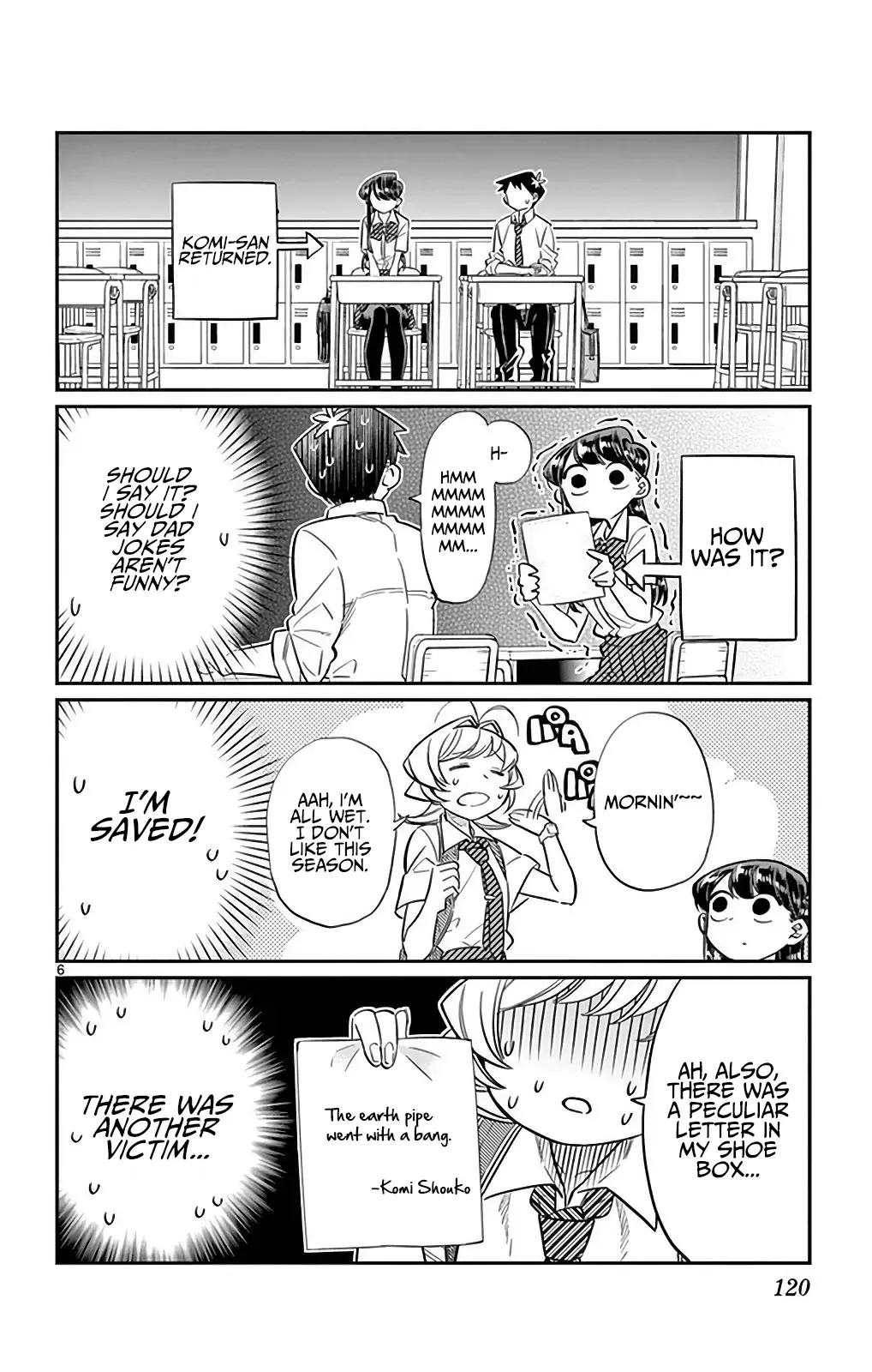 Komi-san wa Komyushou desu Chapter 29 page 6