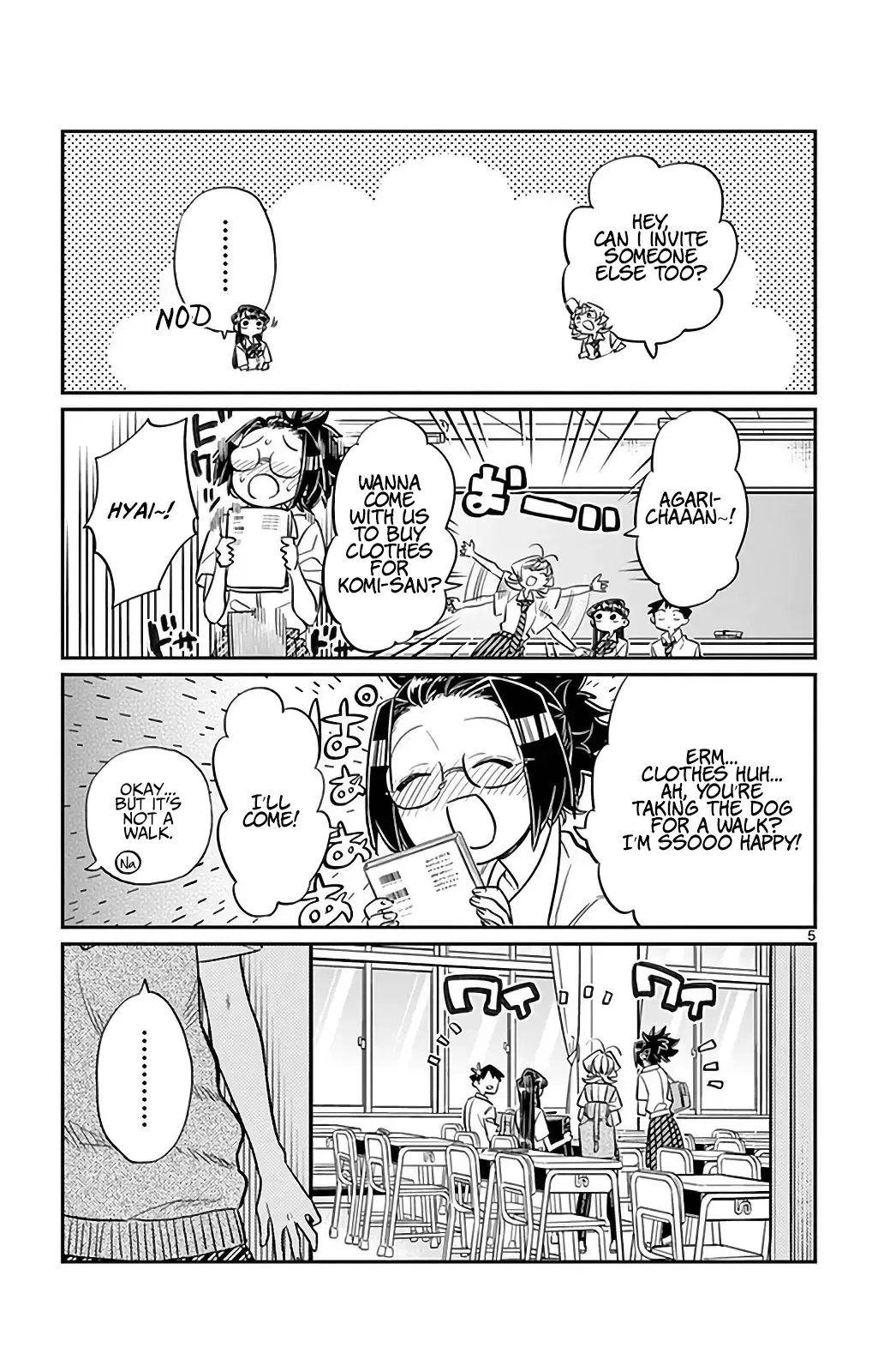 Komi-san wa Komyushou desu Chapter 33 page 5