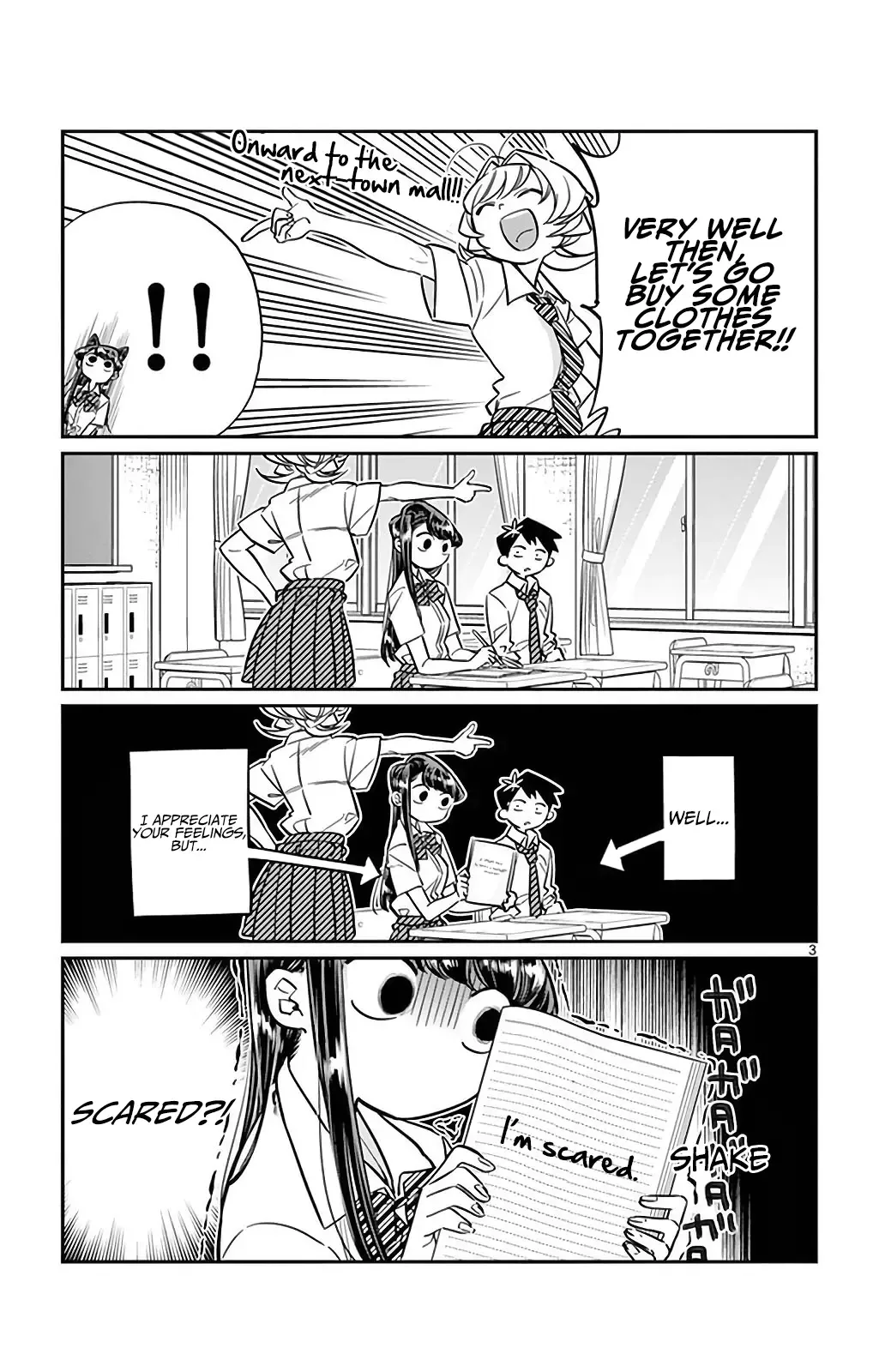 Komi-san wa Komyushou desu Chapter 33 page 3
