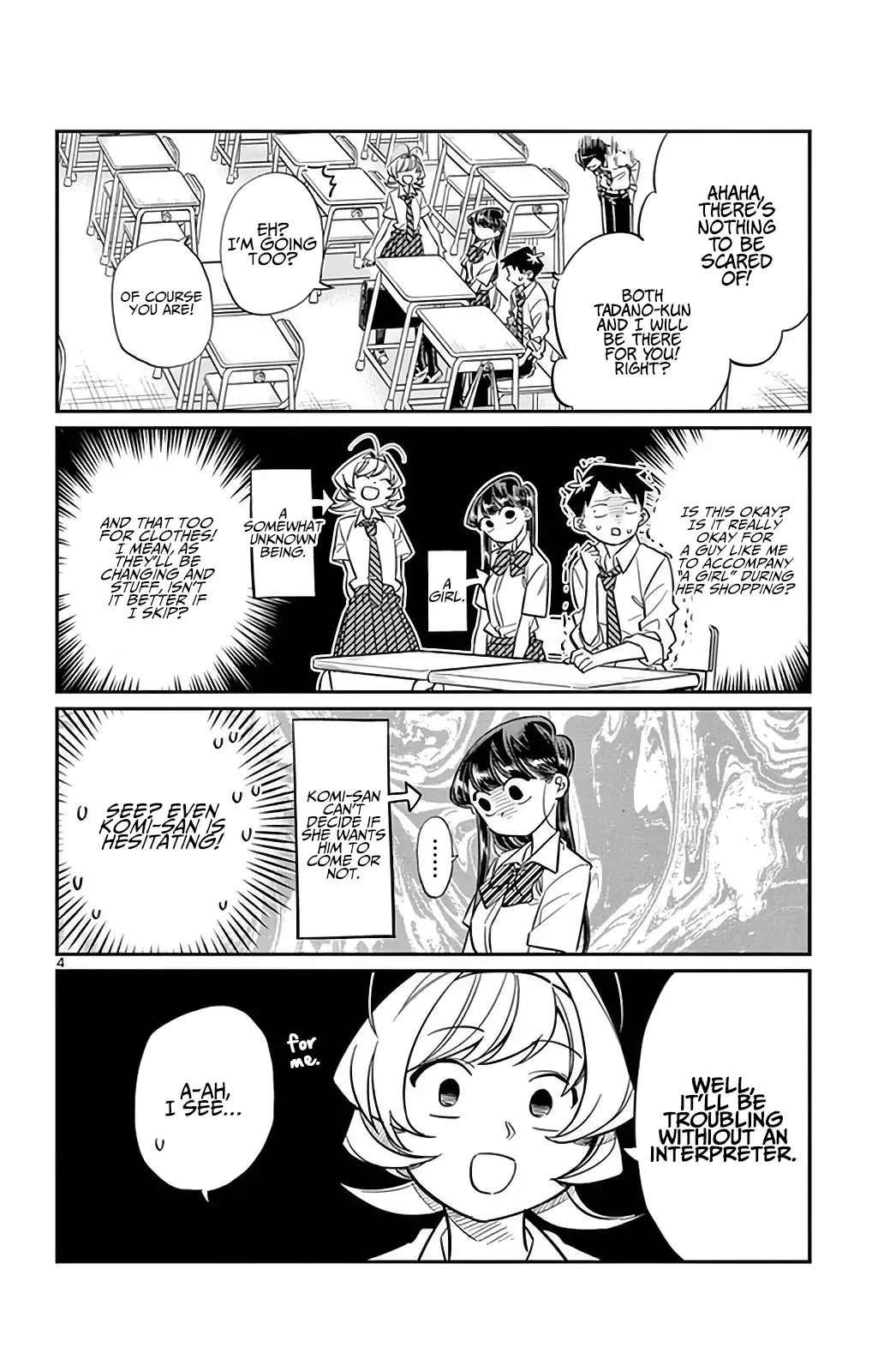 Komi-san wa Komyushou desu Chapter 33 page 4