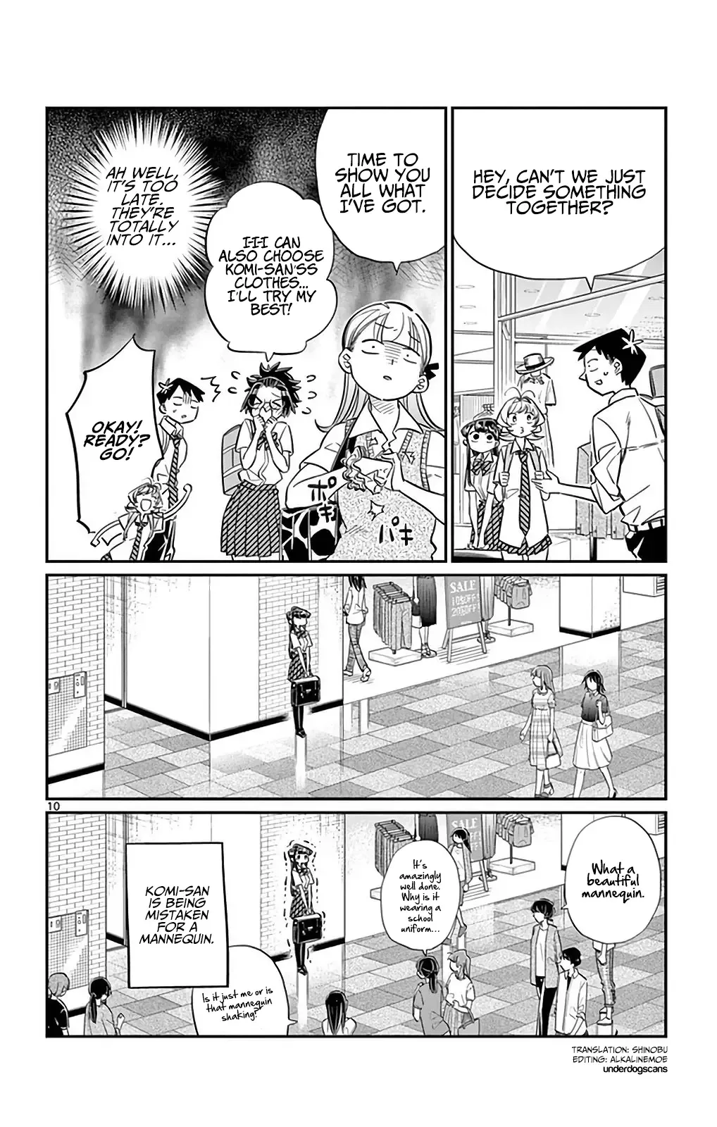 Komi-san wa Komyushou desu Chapter 33 page 10