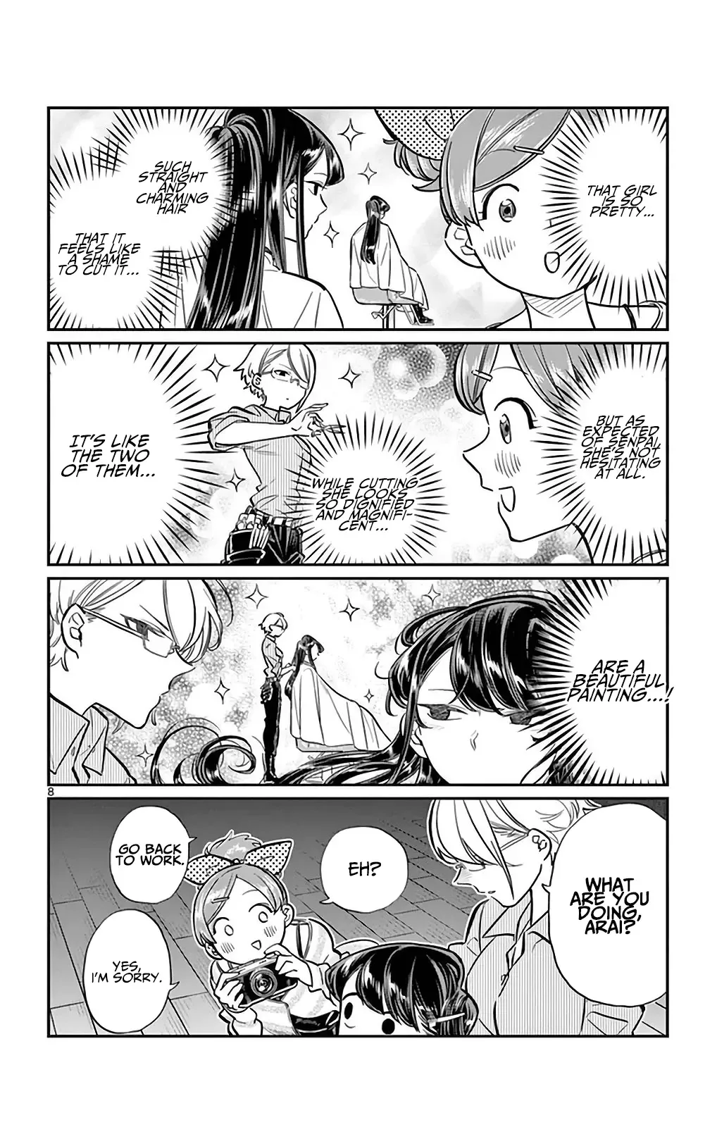 Komi-san wa Komyushou desu Chapter 34 page 8