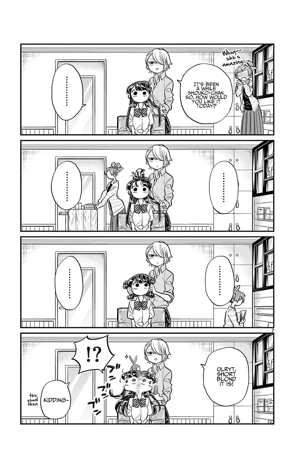Komi-san wa Komyushou desu Chapter 34 page 7