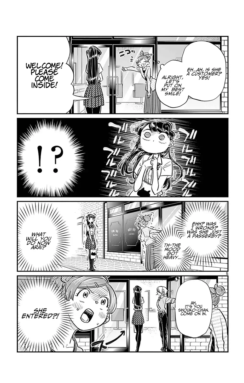 Komi-san wa Komyushou desu Chapter 34 page 5