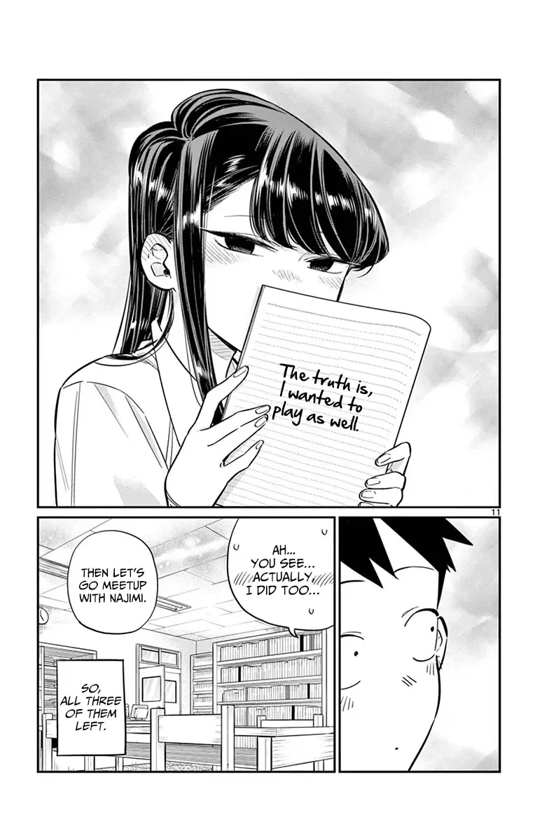 Komi-san wa Komyushou desu Chapter 36 page 11