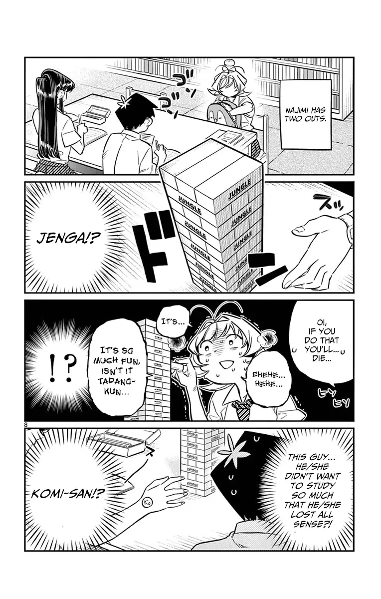 Komi-san wa Komyushou desu Chapter 36 page 8