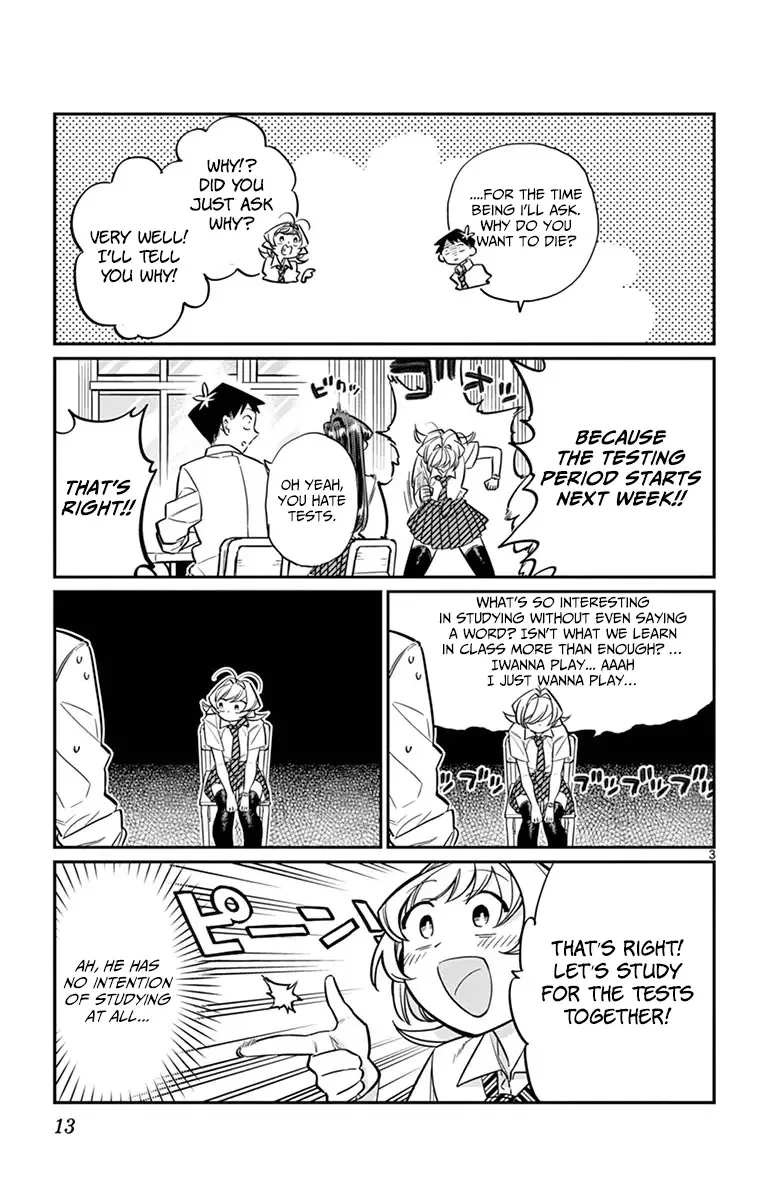 Komi-san wa Komyushou desu Chapter 36 page 3