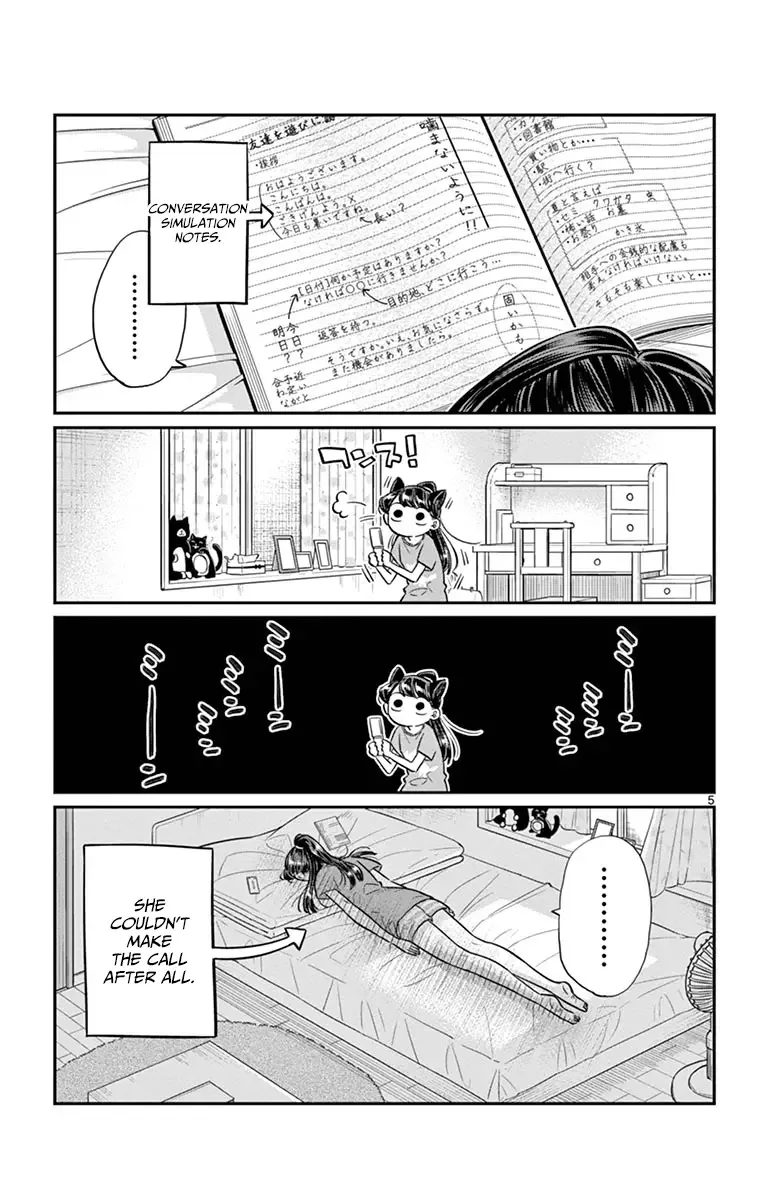 Komi-san wa Komyushou desu Chapter 37 page 5