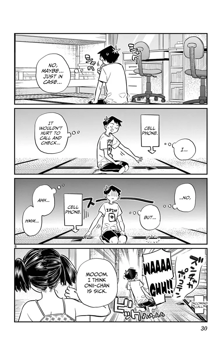Komi-san wa Komyushou desu Chapter 37 page 8