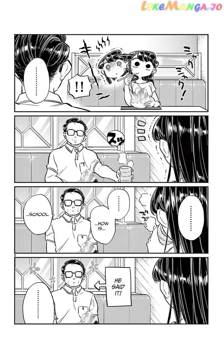 Komi-san wa Komyushou desu Chapter 42 page 5